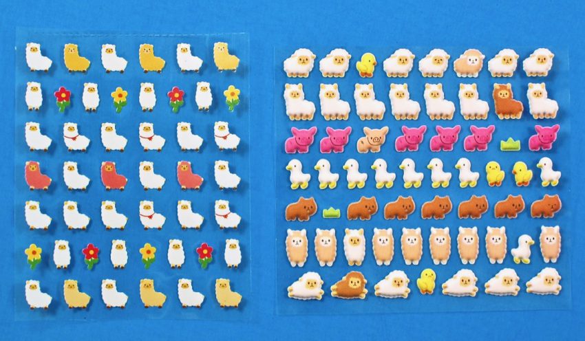 puffy stickers