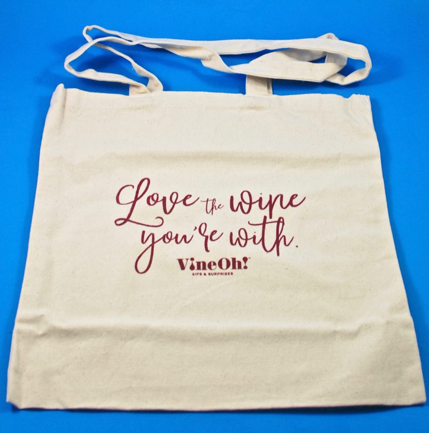 Love the Wine you're with tote