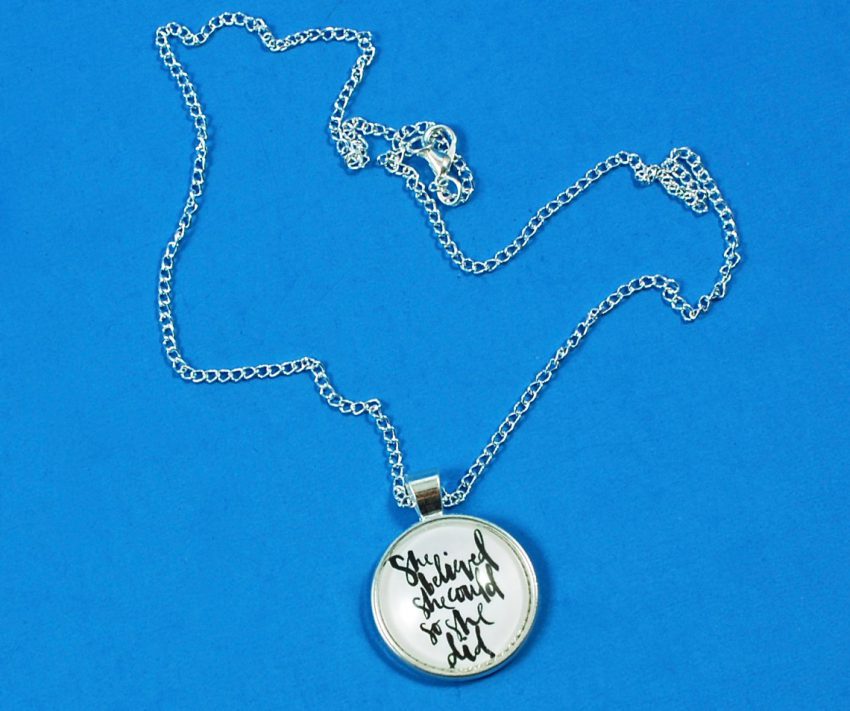 loved + blessed necklace