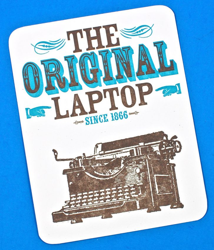 The Original Laptop postcard