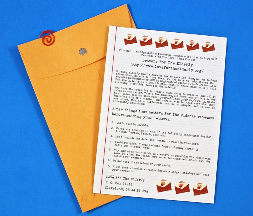 Letters for the Elderly