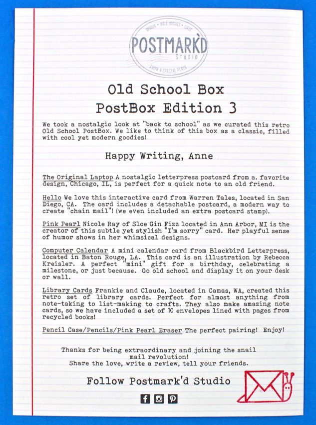 PostBox old school review