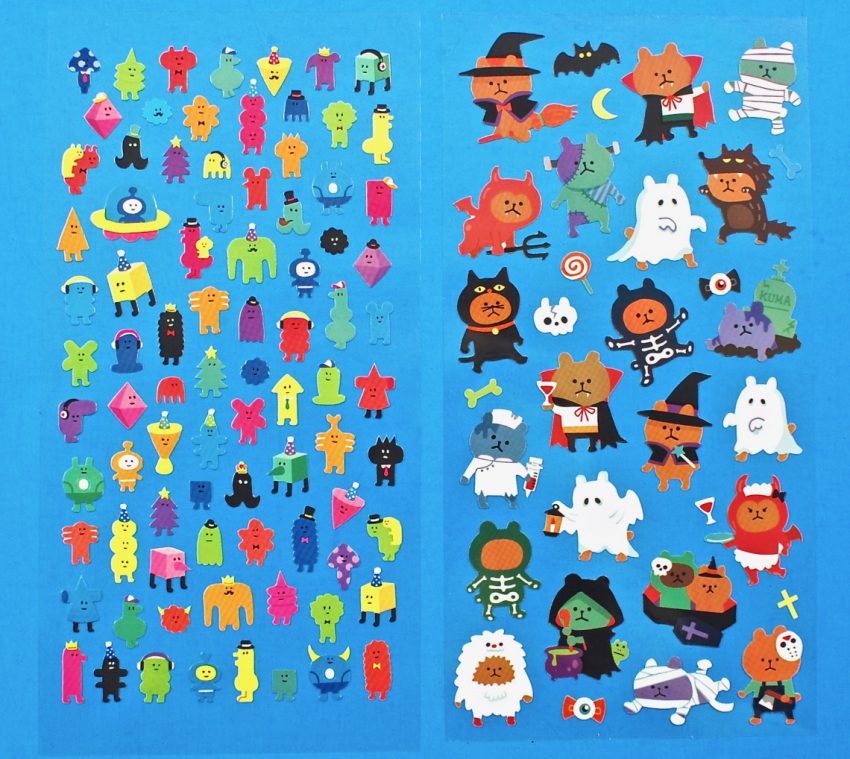 Halloween sticker sheets
