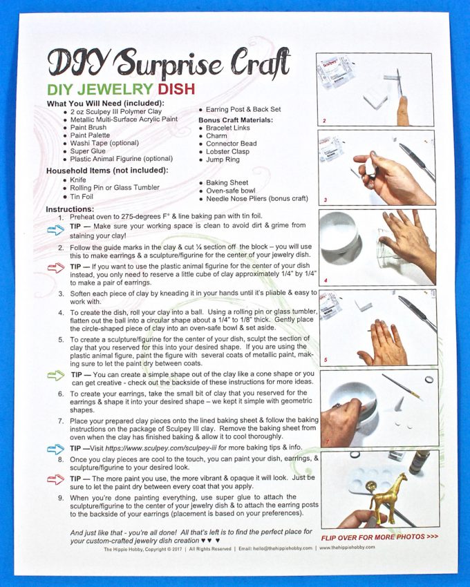 DIY jewelry dish