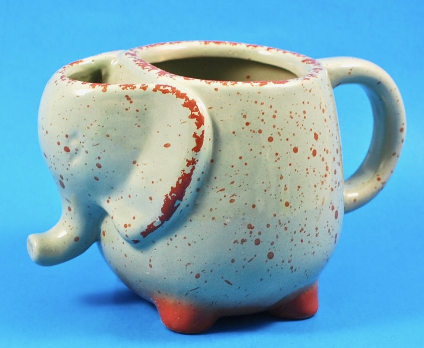 ceramic elephant mug