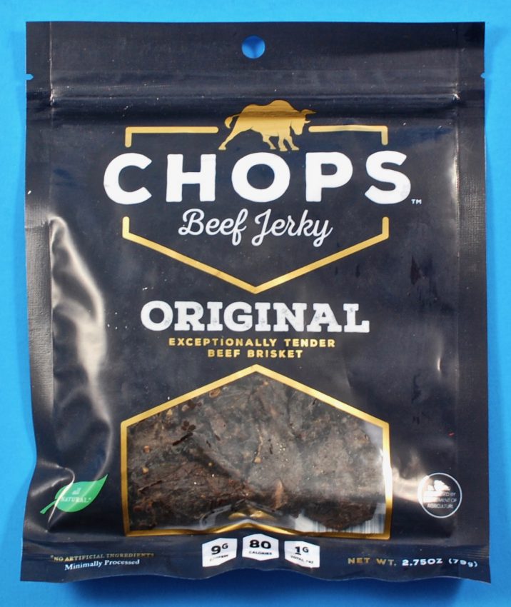 Chops beef jerky