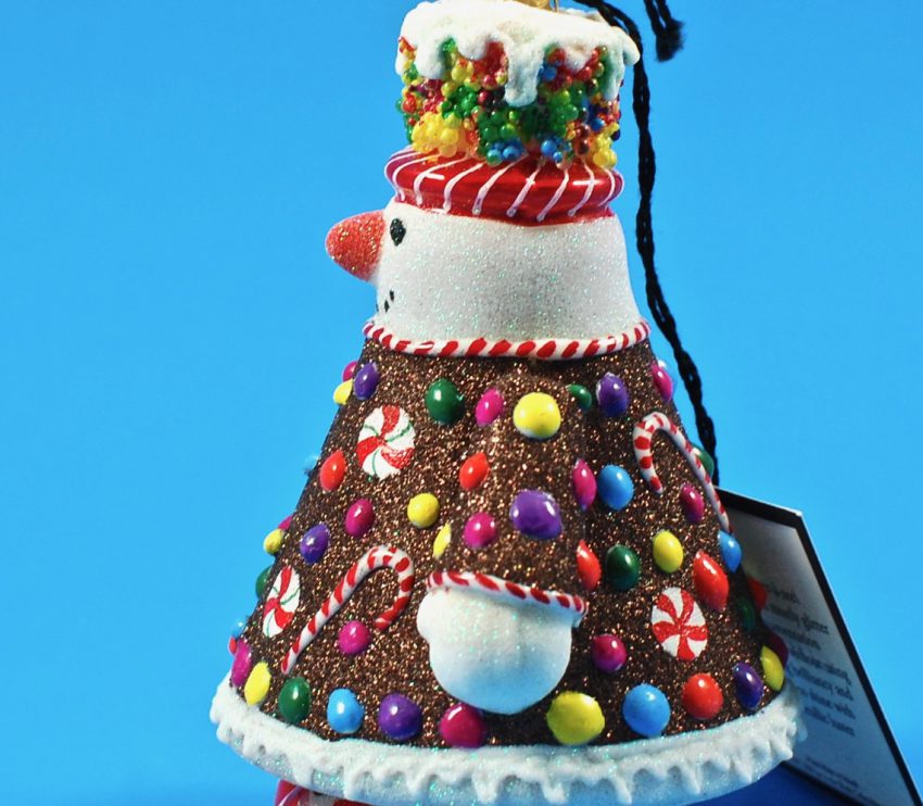 glitterazzi snowman ornament