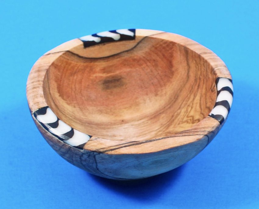 Wood & Bone Condiment Bowl