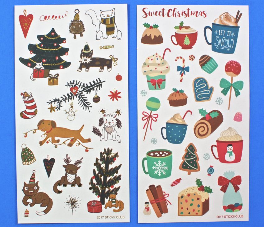 christmas stickers