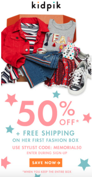 kidpik coupon