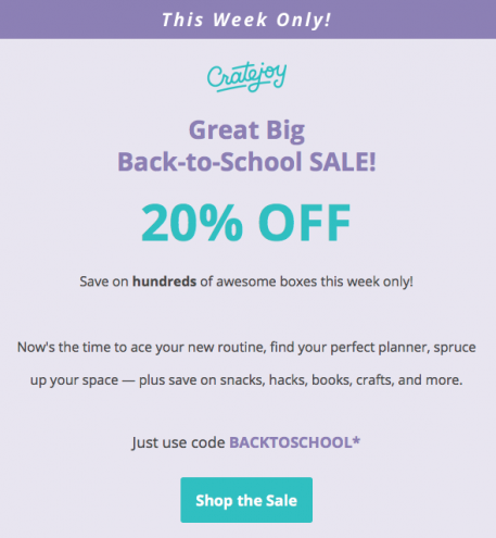 Cratejoy coupon