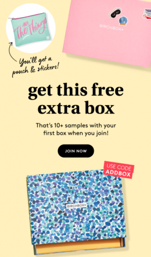 birchbox free box