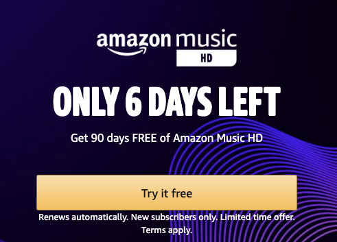 amazon music hd free