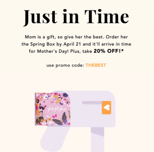 fab fit fun mother's day box