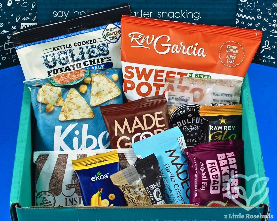 April 2020 Snacksack vegan box review