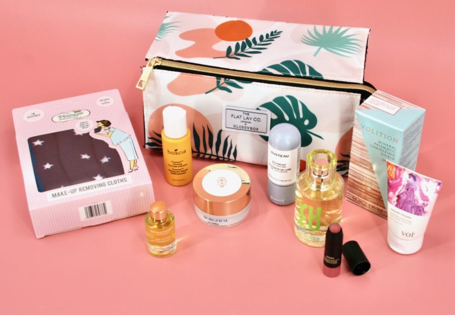 Glossybox X Flat Lay Co review