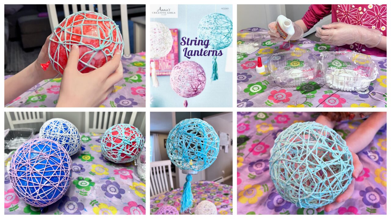 Annie's Creative Girls Club string lantern review coupon