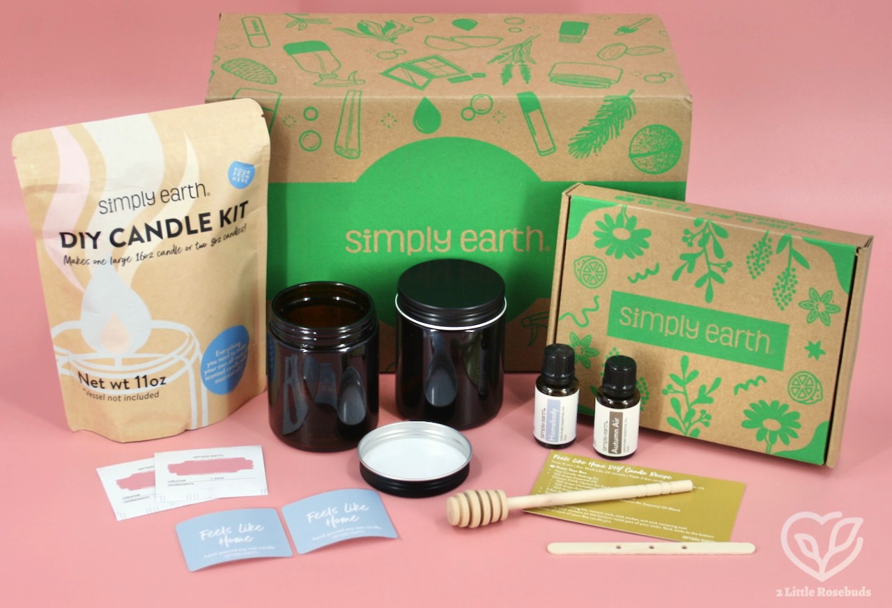 Simply Earth Feels Like Home Candle Kit review