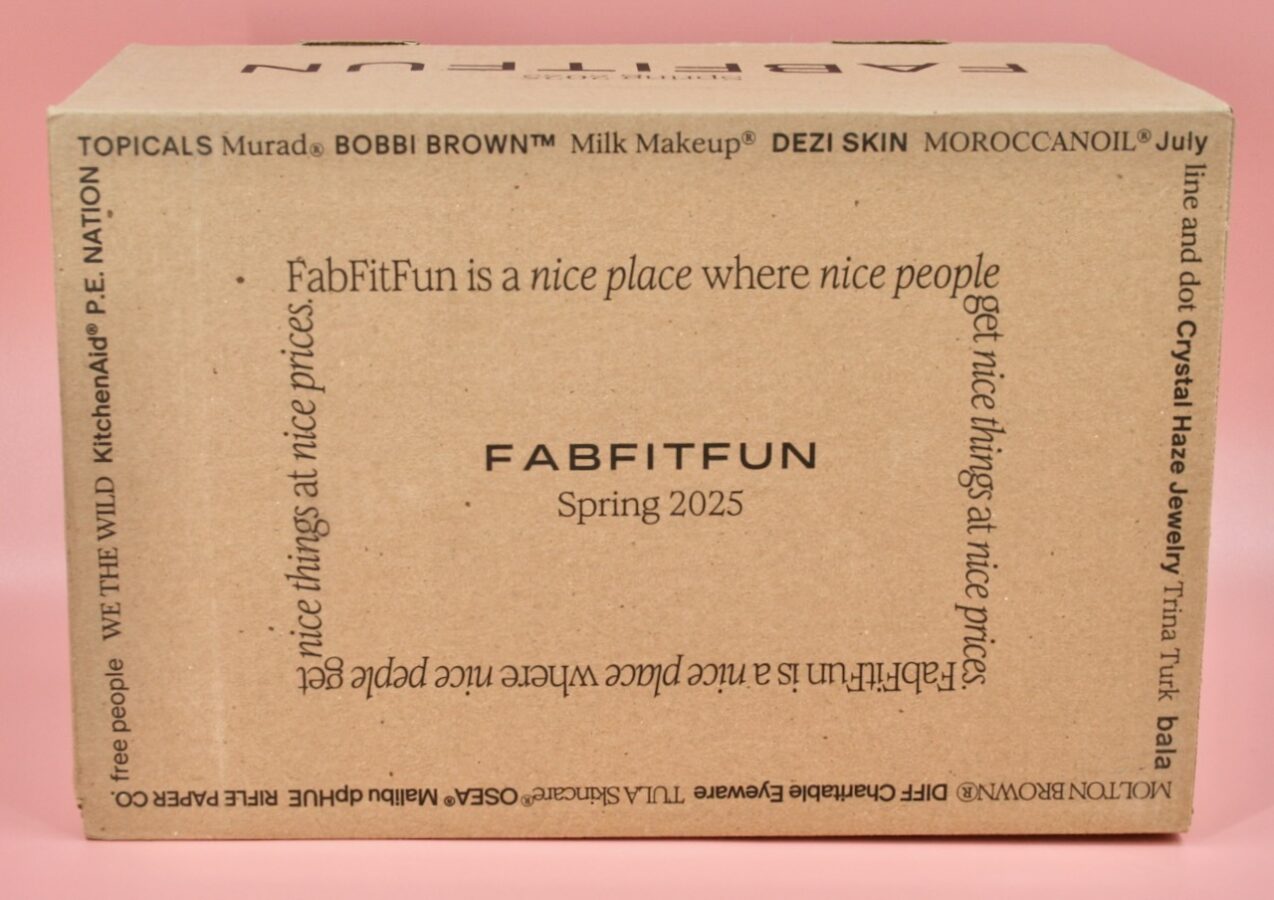 FabFitFun Spring 2025 box unboxing