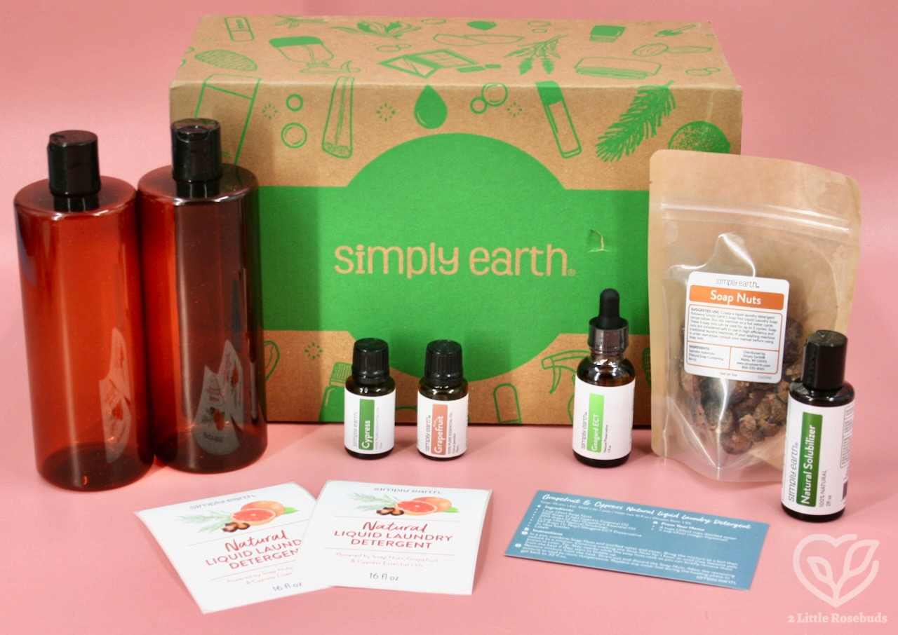 Simply Earth Laundry Detergent kit review