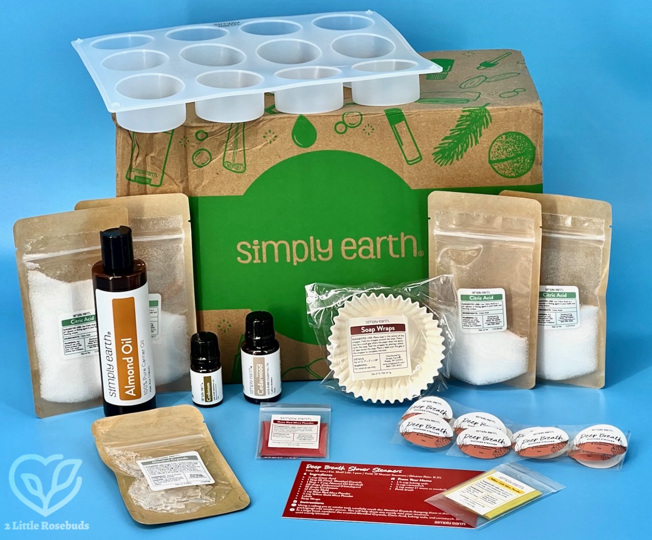 Simply Earth DIY Menthol Shower Steamers kit review
